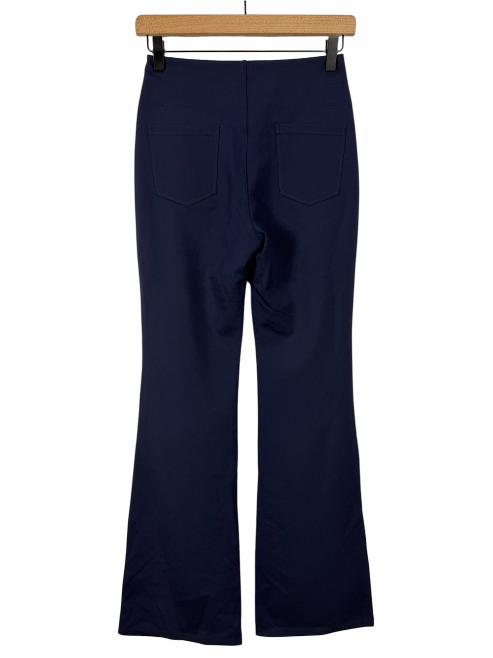 Halara Flex High Waisted Back Side Pocket Slight Flare Work Pants Navy Size XS - Picture 7 of 11